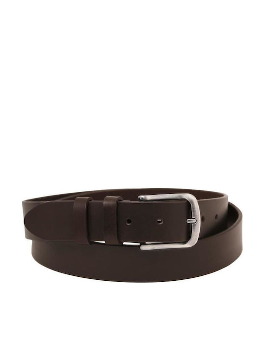 Tuscany Leather Мъжки Кожен Кафяв Колан