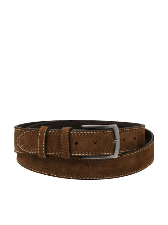 Tuscany Leather Мъжки Кожен Кафяв Колан