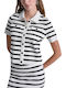 Women's Cardigan Ivory/Black