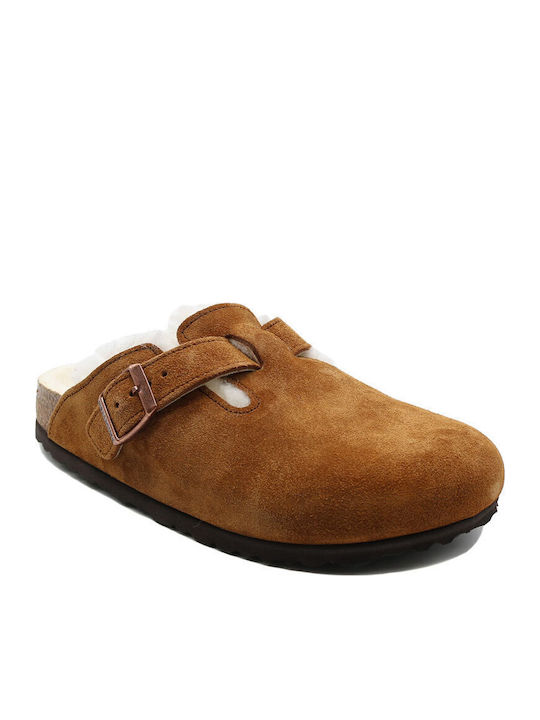 Boston Vl Shearling Winter Women's Slippers Brown