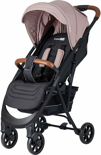 FreeOn Lux Cărucior Standard Potrivit Pentru Nou-Născuți Bej/Negru 6.6kg