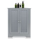 Costway Ντουλάπι Μπάνιου 81.5x63x32cm Γκρι