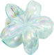 Mini Haarspangen Blau Glänzendes Blumenform 525749-4-blau