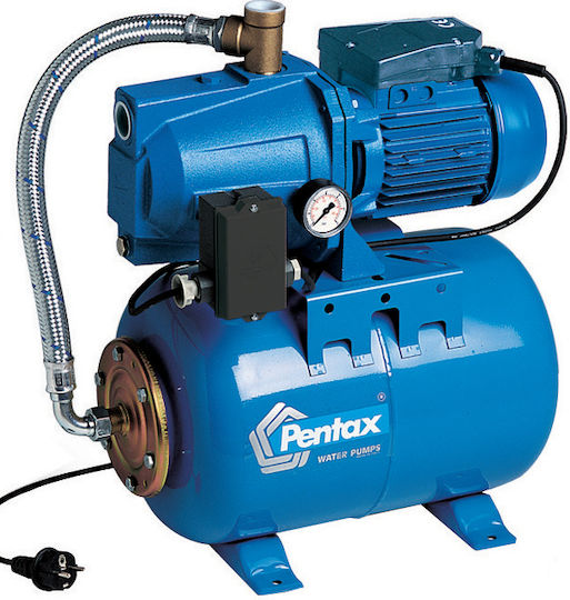 Pentax Monofazic Ansamblu Pompă de Presiune Apă cu Rezervor de 50 Litri