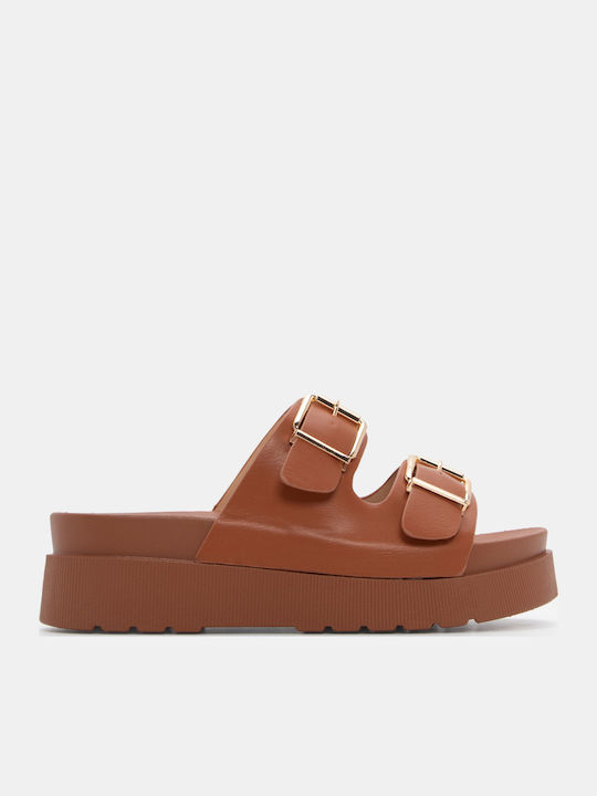 Luigi Sandale Casual Damă Flatforme Maro