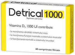 Zdrovit Detrical Vitamina D 1000 UI 60 Capsule Zdrovit Detrical Vitamina D 1000 UI 60 Capsule