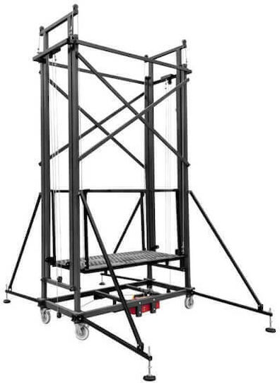 Multipurpose Aluminum Ladder with Maximum Height 3m
