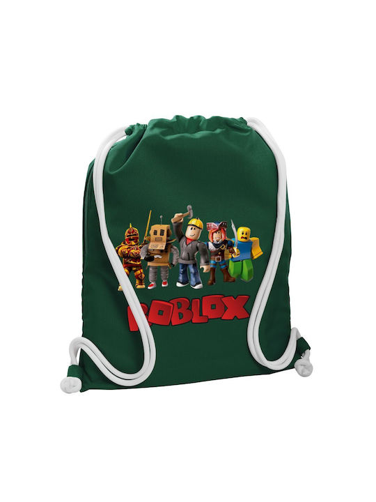 Koupakoupa Roblox Squad KP_33139 Gym Bag BB Bottle Green Sports Backpack Green