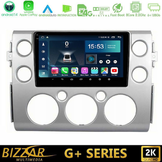 Bizzar Ηχοσύστημα Αυτοκινήτου για Toyota FJ 2007-2014 (Bluetooth/USB/WiFi/GPS/Apple-Carplay/Android-Auto) με Οθόνη Αφής 9"