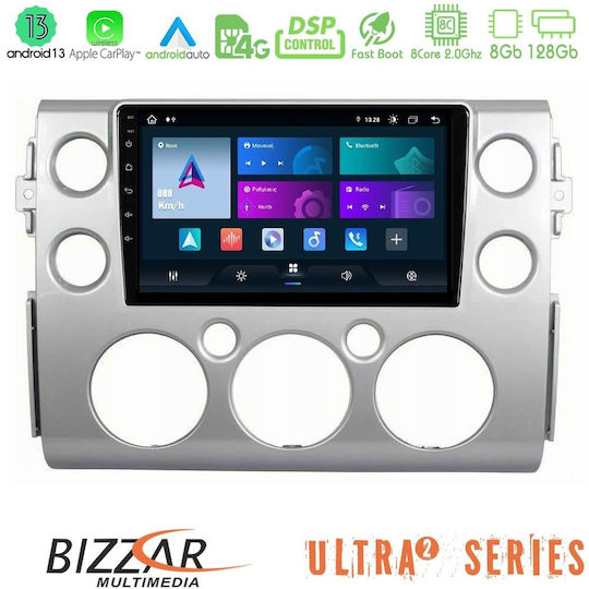 Bizzar Ηχοσύστημα Αυτοκινήτου για Toyota FJ 2007-2014 (Bluetooth/USB/WiFi/GPS/Apple-Carplay/Android-Auto) με Οθόνη Αφής 9"
