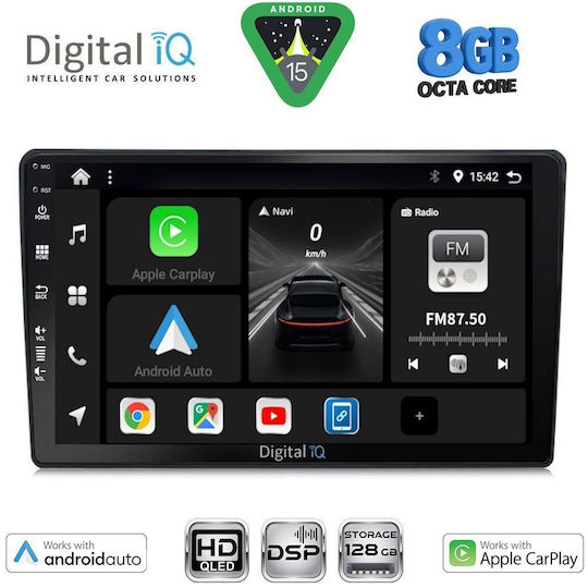Digital IQ Ηχοσύστημα Αυτοκινήτου για Mazda 2 2002-2007 (Bluetooth/USB/WiFi/GPS/Apple-Carplay/Android-Auto) με Οθόνη Αφής 9"