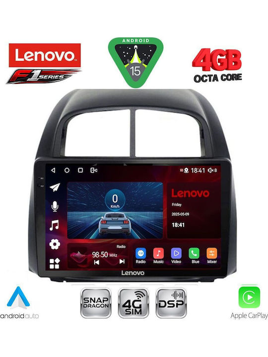 Lenovo Car Audio System for Daihatsu Sirion 2006-2012 Bluetooth USB WiFi GPS Apple CarPlay Android Auto with 10" Touch Screen