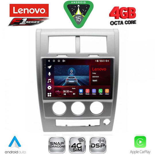 Lenovo Car Audio System for Jeep Cherokee / Liberty 2007-2014 Bluetooth USB WiFi GPS Apple CarPlay Android Auto with 10" Touch Screen