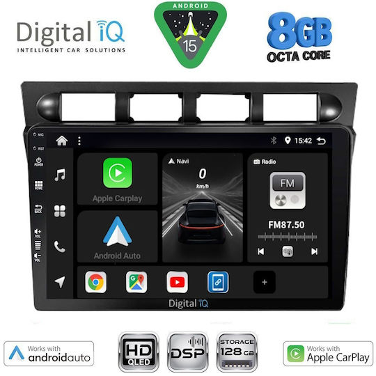 Digital IQ Car Audio System for Kia Picanto 2004-2008 (Bluetooth/USB/WiFi/GPS/Apple CarPlay/Android Auto) with 9" Touch Screen