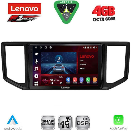 Lenovo Car Audio System for Volkswagen Crafter 2017 Bluetooth USB WiFi GPS Apple CarPlay Android Auto with 10" Touch Screen