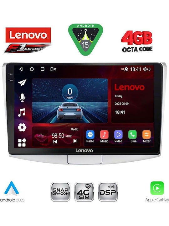 Lenovo Car Audio System for Volkswagen Passat 2010-2015 (Bluetooth/USB/WiFi/GPS/Apple CarPlay/Android Auto) with 10" Touch Screen