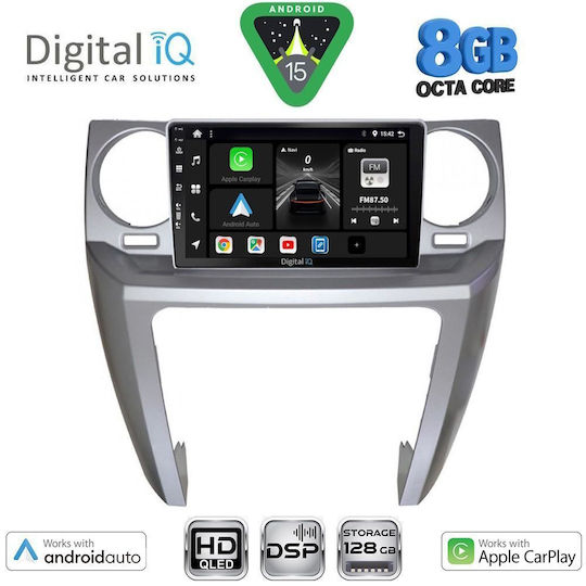 Digital IQ Ηχοσύστημα Αυτοκινήτου για Land Rover Discovery 2004-2009 (Bluetooth/USB/WiFi/GPS/Apple-Carplay/Android-Auto) με Οθόνη Αφής 9"