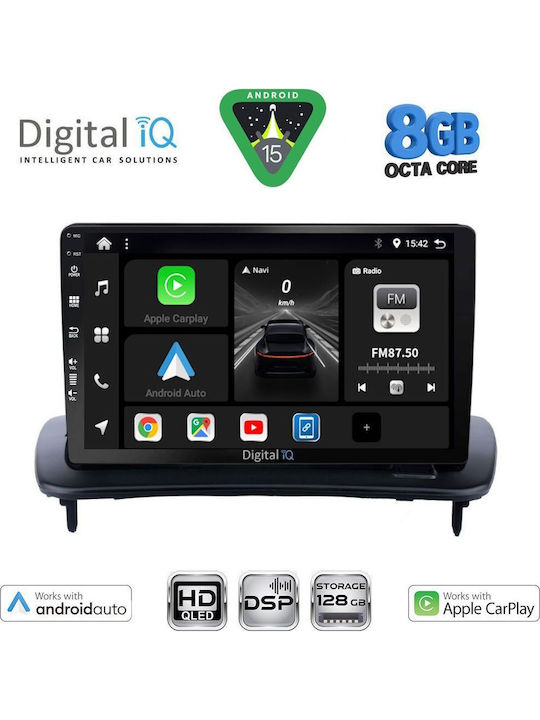 Digital IQ Car Audio System for Volvo C30 / S40 2004-2013 (Bluetooth/USB/WiFi/GPS/Apple CarPlay/Android Auto) with 9" Touch Screen