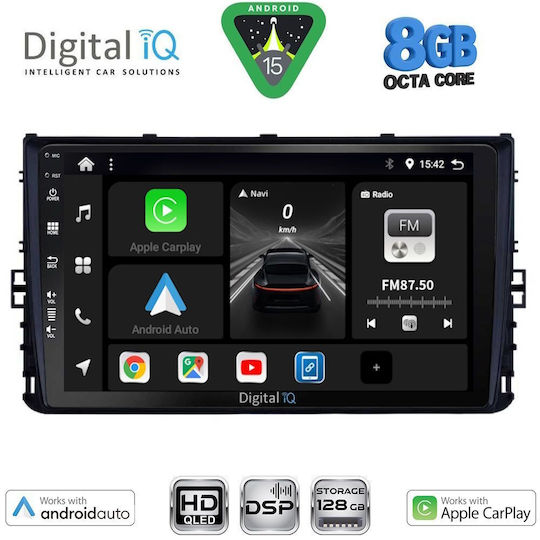 Digital IQ Car Audio System for Volkswagen Polo T-Roc T-Cross 2017+ with 9" Touch Screen DIGITAL IQ BXF 7758 CPAA