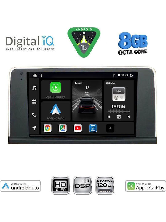 Digital IQ Car Audio System for BMW X3 (F25) 2011-2013 (Bluetooth/USB/WiFi/GPS/Apple CarPlay/Android Auto) with 9" Touch Screen