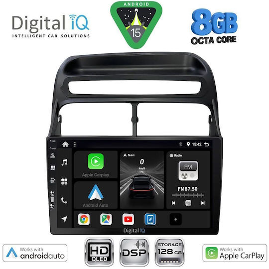 Digital IQ Car Audio System for Fiat Linea 2007-2011 Bluetooth USB WiFi GPS Apple CarPlay Android Auto with 9" Touch Screen