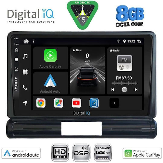 Digital IQ Ηχοσύστημα Αυτοκινήτου για Citroen C3 / DS3 2016 (Bluetooth/USB/WiFi/GPS/Apple-Carplay/Android-Auto) με Οθόνη Αφής 9"