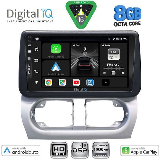 Digital IQ Car Audio System for Opel Corsa / Tigra 2000-2006 (Bluetooth/USB/WiFi/GPS/Apple CarPlay/Android Auto) with 9" Touch Screen