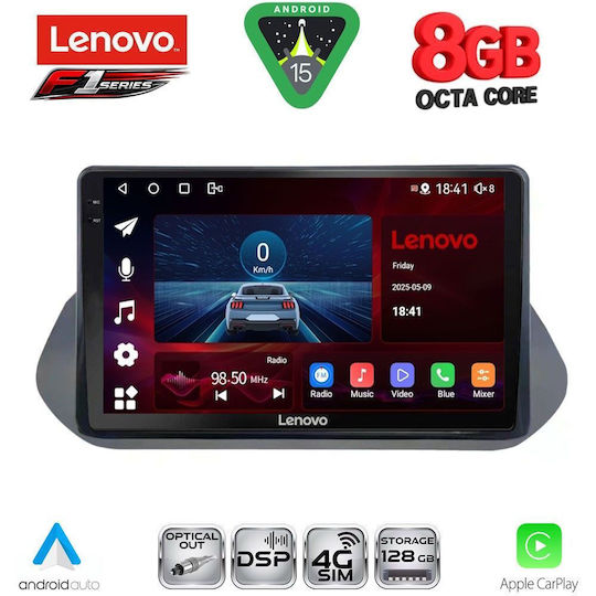 Lenovo Ηχοσύστημα Αυτοκινήτου για Nissan Qashqai 2021 (Bluetooth/USB/WiFi/GPS/Apple-Carplay/Android-Auto) με Οθόνη Αφής 10"