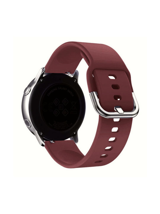 Wishbox Silicone Strap Smart Clasp Xiaomi Watch S4 47mm Burgundy