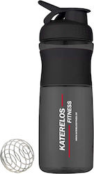 Katerelos Fitness Protein Shaker 760ml Plastic Black