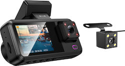 Hoco Комплект Камера DVR за Автомобил 720P със Дисплей 2" Wi-Fi и Задна Камера Hoco Комплект Камера DVR за Автомобил 720P със Дисплей 2" Wi-Fi и Задна Камера