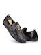 Leder Herren Mokassins in Schwarz Farbe
