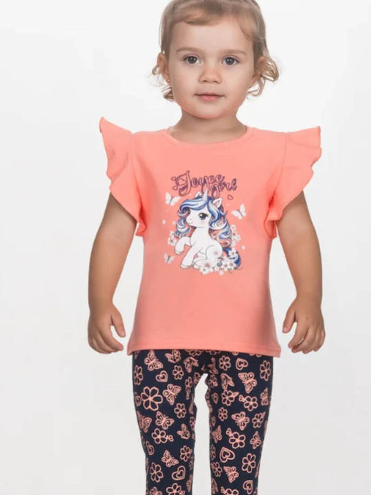 Joyce Kids Set with Leggings Summer 2 Pieces Sa...