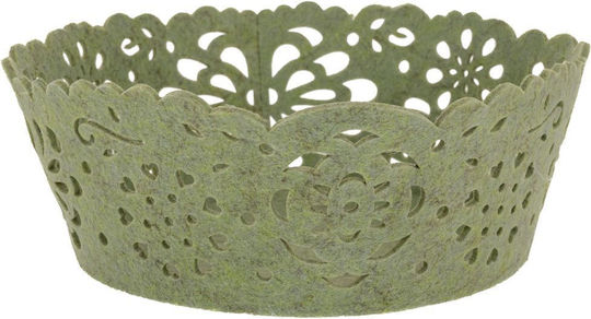 Iliadis Easter Basket Felt Green 20x20x8cm
