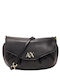 Fabric Women's Shoulder Bag Black