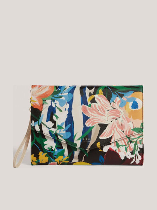 Blumiges Damen Beutel Handtasche Mehrfarbig
