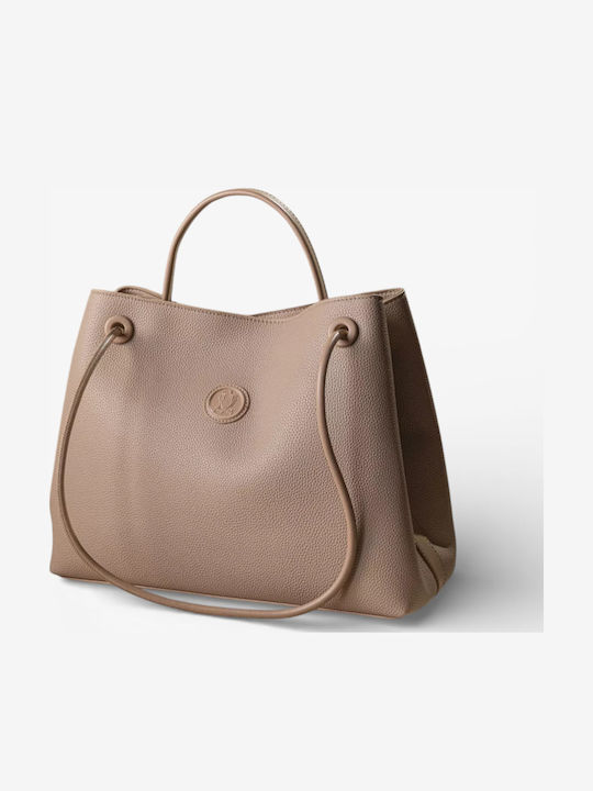 Fragola Γυναικεία Τσάντα Ώμου Dark Beige