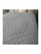 Homelevel Κουβερλί Υπέρδιπλο Gray 220x240cm