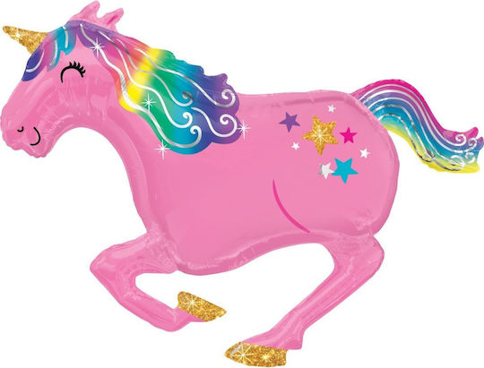Taufe Luftballon Einhorn Jumbo Rosa Einhorn 99cm