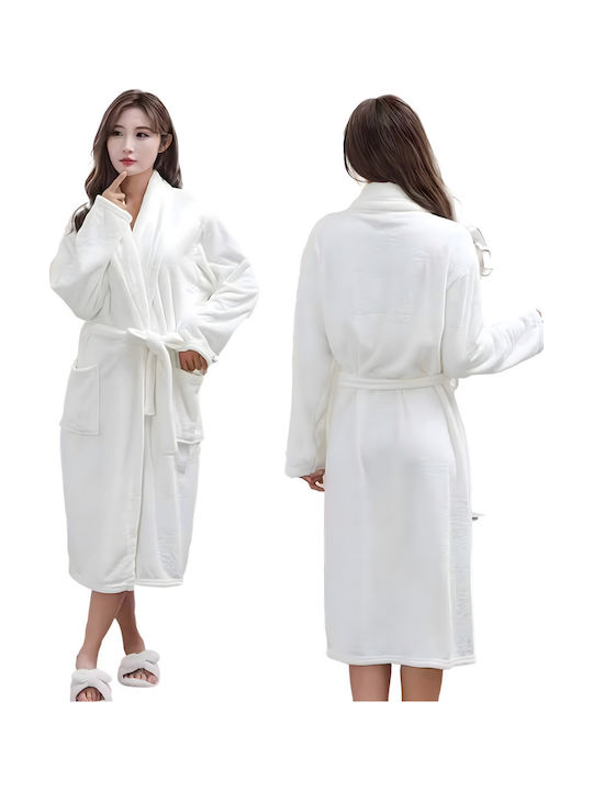 Γυναικείο Μπουρνούζι White