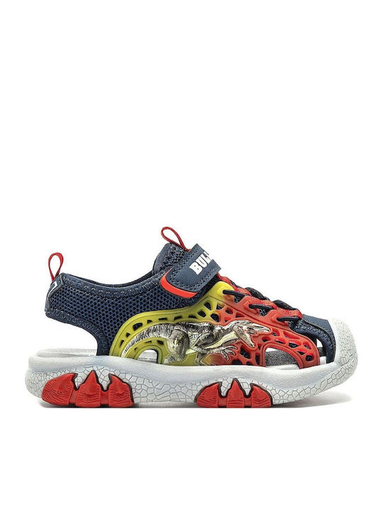 Bull Boys Anatomic Sandals with Hoop & Loop Clo...