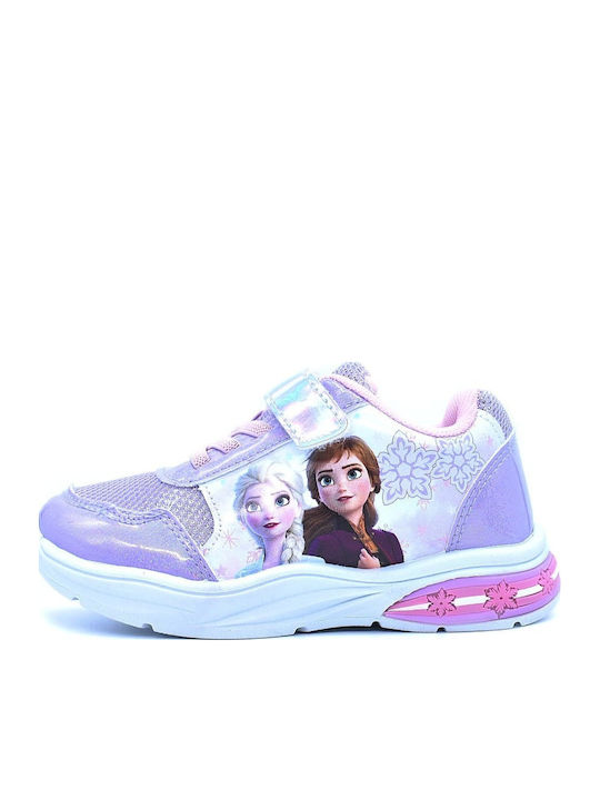 Παιδικά Sneakers με Φωτάκια Μωβ