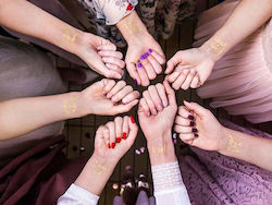 Προσωρινά Χρυσά Τατουάζ Bachelorette 13 Τεμ Προσωρινά Χρυσά Τατουάζ Bachelorette 13 Τεμ