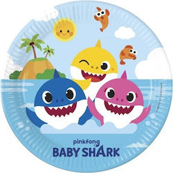 Farfurie Baby Shark pentru Petreceri 8 Bucăți Farfurie Baby Shark pentru Petreceri 8 Bucăți