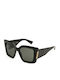 Gucci Women Sunglasses With Black Horn-Rimmed Frame And Grey Lens GG2039S 001