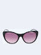 Rodenstock Women Sunglasses with Black Frame and Purple Lens R3265 A