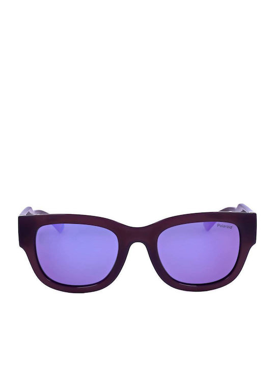 Polaroid Women's Sunglasses with Purple Frame a...