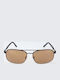 Rodenstock Unisex Γυαλιά Ηλίου με Μαύρο Σκελετό και Καφέ Φακό R1397 A