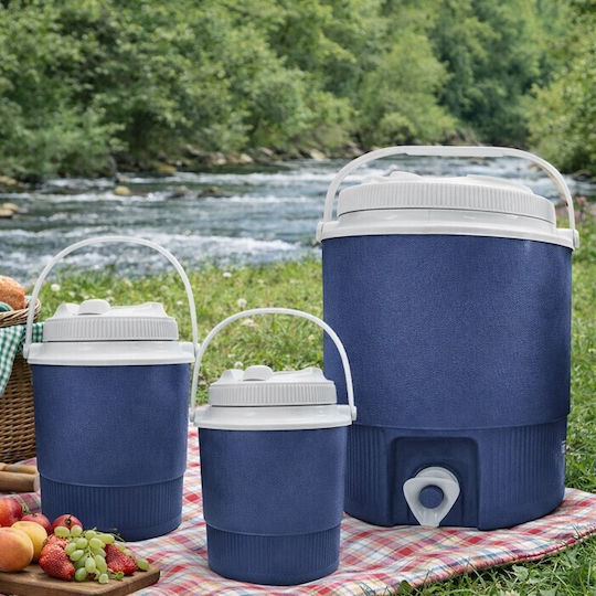 ForHome Plastic Thermos Bottle 7.6lt Blue