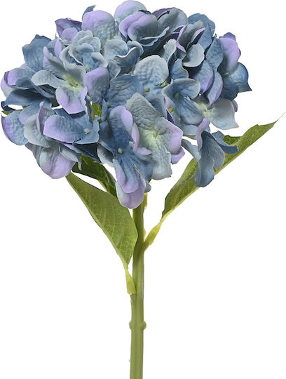 Hydrangea Branch Light Blue Colour D14xH35cm Kaemingk 899434